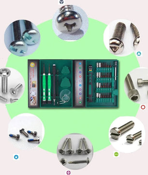 38 in 1 Screwdriver Set Precision Repair Tools Box Kit - Lusy Store