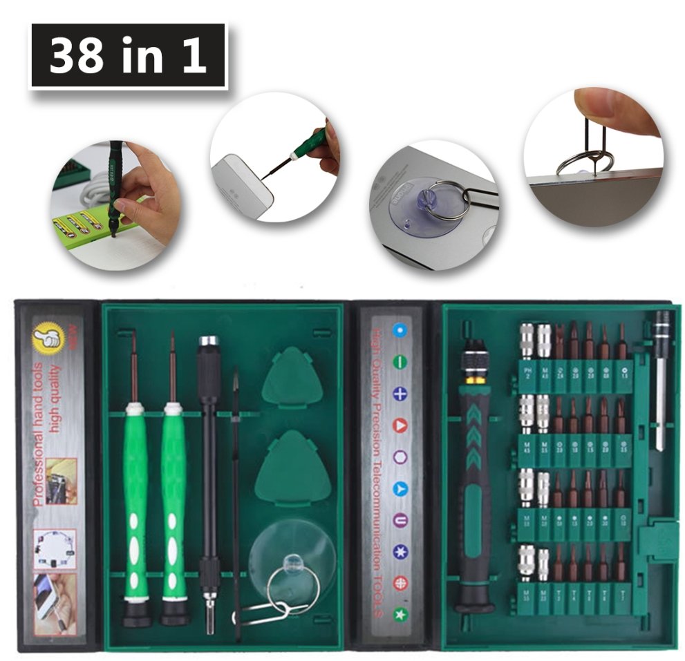 38 in 1 Screwdriver Set Precision Repair Tools Box Kit - Lusy Store