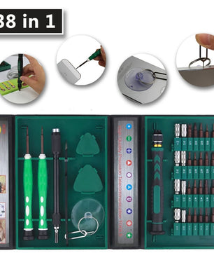 38 in 1 Screwdriver Set Precision Repair Tools Box Kit - Lusy Store