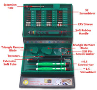 38 in 1 Screwdriver Set Precision Repair Tools Box Kit - Lusy Store