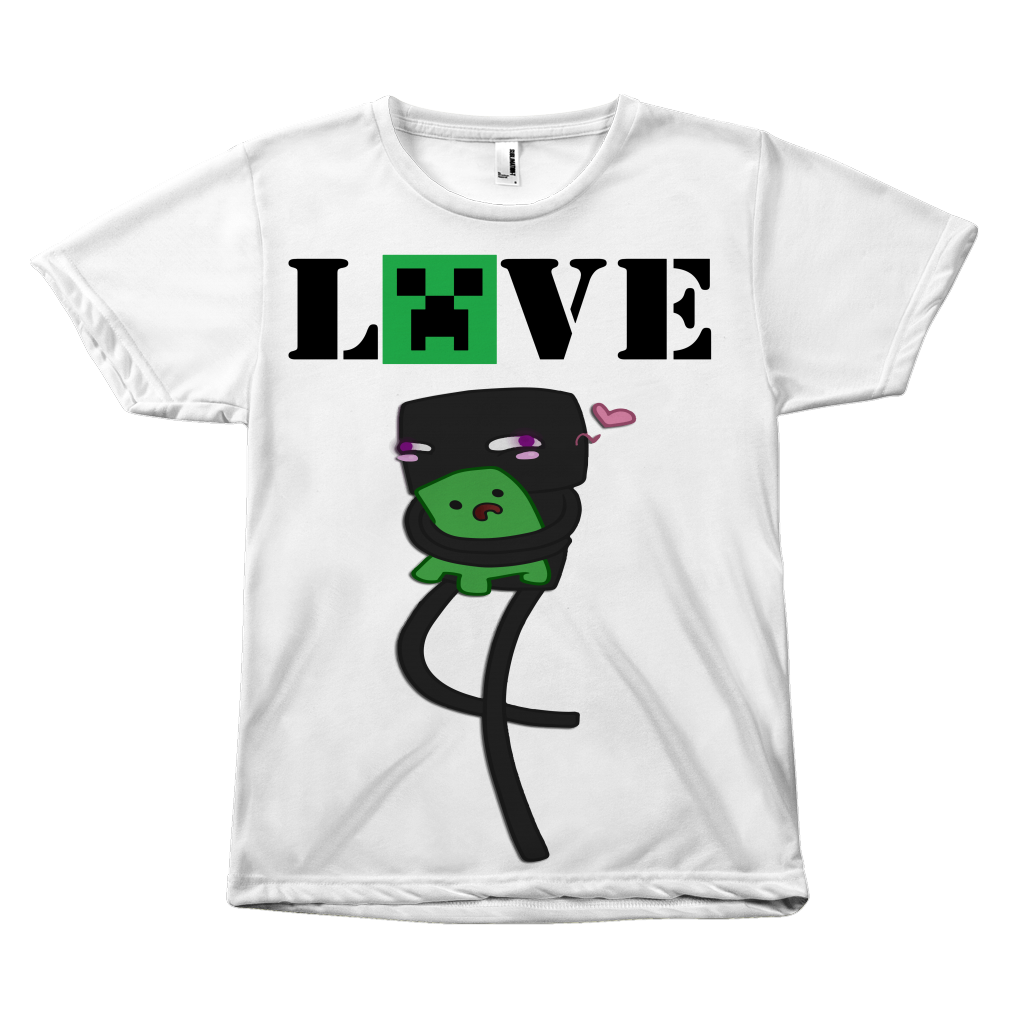 Minecraft T Shirt White Color 100% polyester Short Sleeve Casual Lovely - Lusy Store