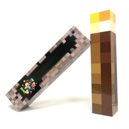 Hand Held or Wall Mount Room Decoration Or Weapons Original LED Minecraft Light Night Wall Torch Christmas Toys Lamp - Lusy Store