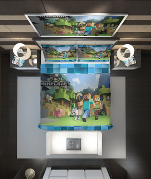 Minecraft Bedding set kid bed - Lusy Store