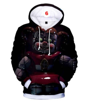 3D Hoodies Five Nights at Freddy Fashion Autumn Hooded Five Nights at Freddy's - Lusy Store
