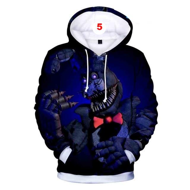 3D Hoodies Five Nights at Freddy Fashion Autumn Hooded Five Nights at Freddy's - Lusy Store