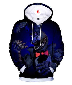 3D Hoodies Five Nights at Freddy Fashion Autumn Hooded Five Nights at Freddy's - Lusy Store