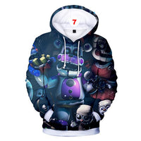 3D Hoodies Five Nights at Freddy Fashion Autumn Hooded Five Nights at Freddy's - Lusy Store