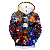 3D Hoodies Five Nights at Freddy Fashion Autumn Hooded Five Nights at Freddy's - Lusy Store