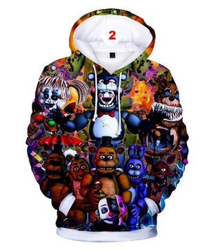 3D Hoodies Five Nights at Freddy Fashion Autumn Hooded Five Nights at Freddy's - Lusy Store