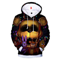 3D Hoodies Five Nights at Freddy Fashion Autumn Hooded Five Nights at Freddy's - Lusy Store
