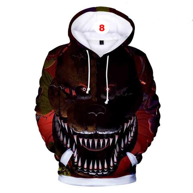 3D Hoodies Five Nights at Freddy Fashion Autumn Hooded Five Nights at Freddy's - Lusy Store