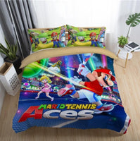 3d Mario Bro Children Bedding Sets Duvet Cover Kids Bedding Sets Twin/Full/Queen/King Size - Lusy Store