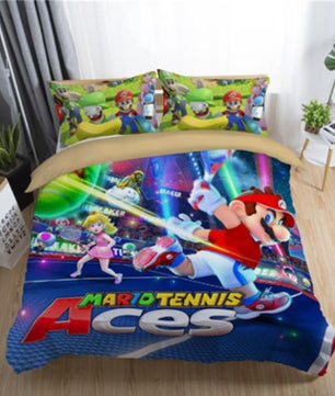 3d Mario Bro Children Bedding Sets Duvet Cover Kids Bedding Sets Twin/Full/Queen/King Size - Lusy Store