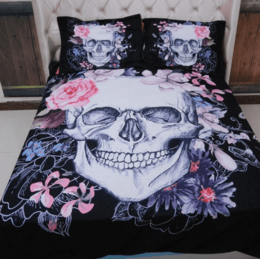 3D Skull Bedding Set - Lusy Store