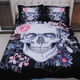 3D Skull Bedding Set - Lusy Store