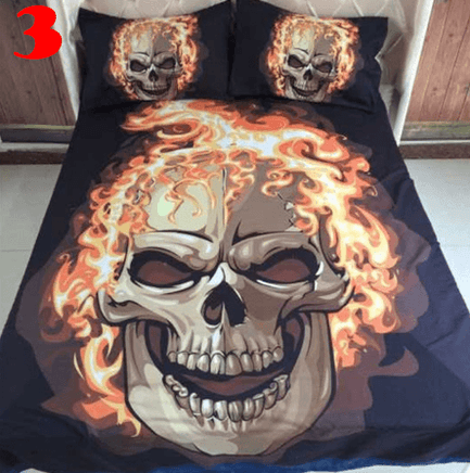 3D Skull Bedding set - Lusy Store