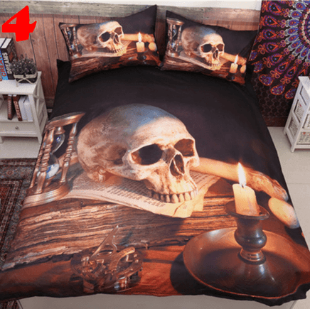 3D Skull Bedding set - Lusy Store