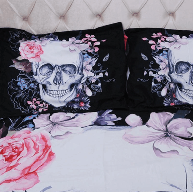 3D Skull Bedding Set - Lusy Store