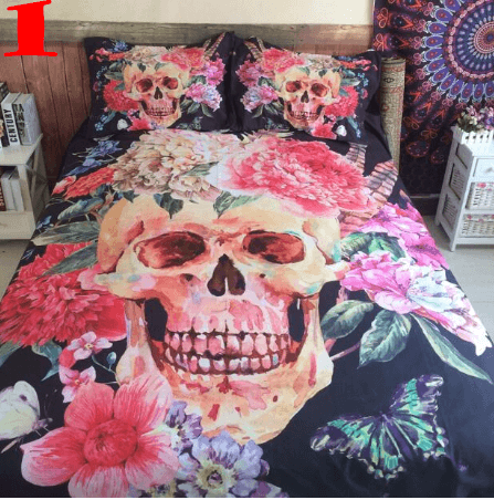 3D Skull Bedding set - Lusy Store