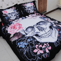 3D Skull Bedding Set - Lusy Store