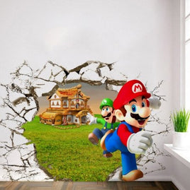 3D Super Mario Bro Wall Sticker Home Decor - Lusy Store