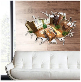3D Wall Stickers For Bathroom Living Room Unique - Lusy Store