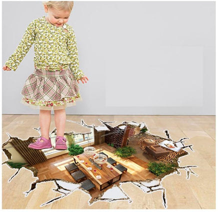 3D Wall Stickers For Bathroom Living Room Unique - Lusy Store