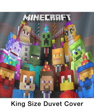 Minecraft Bedding Set colorful soft kids bedding - Lusy Store