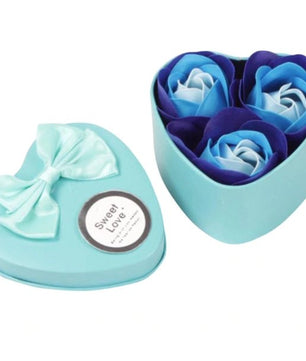 3Pcs Heart Scented Bath Body Petal Rose Flower Soap Wedding Decoration - Lusy Store