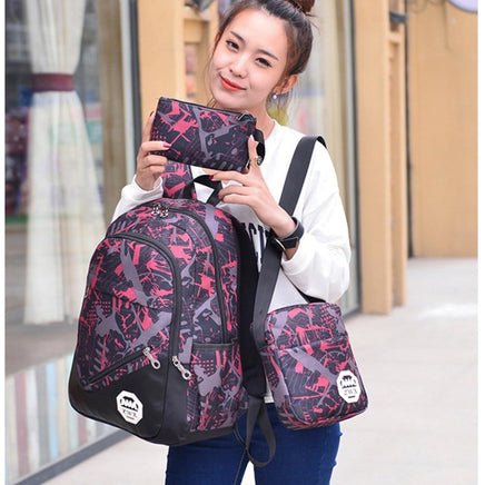3pcs waterproof oxford fabric boys school bags backpack - Lusy Store