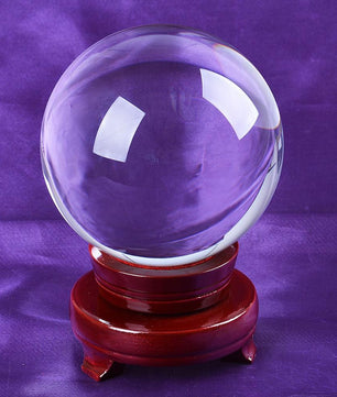 4.7 inches Rare Clear Asian Quartz feng shui ball Crystal Ball Sphere Fashion Table Decor Good Luck Ball - Lusy Store