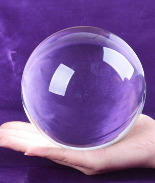 4.7 inches Rare Clear Asian Quartz feng shui ball Crystal Ball Sphere Fashion Table Decor Good Luck Ball - Lusy Store