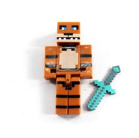4pcs/set Minecraft Five Nights At Freddy's 4 FNAF Foxy Chica Bonnie Freddy 7 CM PVC - Lusy Store