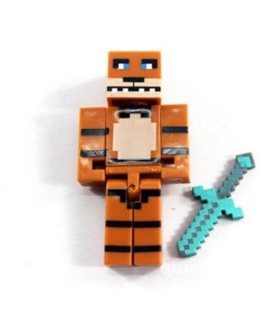 4pcs/set Minecraft Five Nights At Freddy's 4 FNAF Foxy Chica Bonnie Freddy 7 CM PVC - Lusy Store