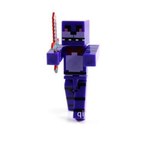 4pcs/set Minecraft Five Nights At Freddy's 4 FNAF Foxy Chica Bonnie Freddy 7 CM PVC - Lusy Store