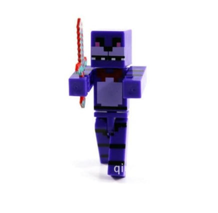 4pcs/set Minecraft Five Nights At Freddy's 4 FNAF Foxy Chica Bonnie Freddy 7 CM PVC - Lusy Store