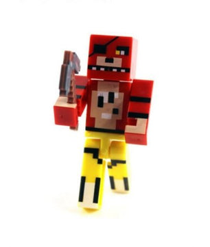 4pcs/set Minecraft Five Nights At Freddy's 4 FNAF Foxy Chica Bonnie Freddy 7 CM PVC - Lusy Store