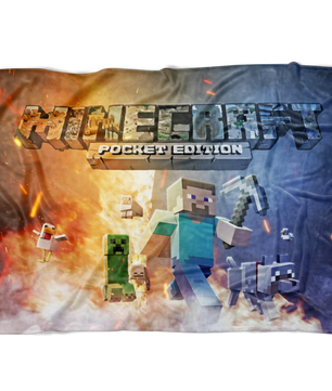Minecraft Fleece Blanket Champions Blanket Warm And Super Comfortable Best Gift For Kids - Lusy Store