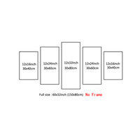 5 Panel Canvas Printed Pictures Minecraft Home Decoration Wall Art Game Poster - Lusy Store
