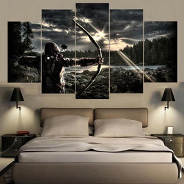5 Panel HD Print Canvas Painting Modular Picture Movie Assassins Creed - Lusy Store