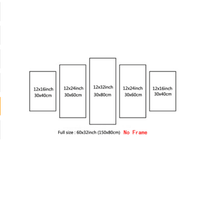 5 Pieces Minecraft Game Model Canvas Printed Poster Wall Art Modern Home Decoration - Lusy Store