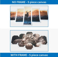 5 Pieces Minecraft Game Painting Wall - Lusy Store