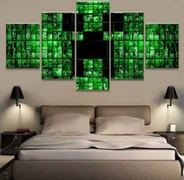 5 Pieces Minecraft Game Poster Living Room Home Size 3