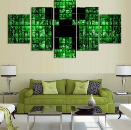 5 Pieces Minecraft Game Poster Living Room Home - Lusy Store