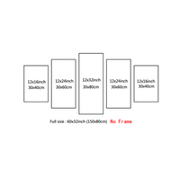 5 Pieces Wall Art Canvas Painting Home Decor For Living Room Artwork Cuadros Wall Decor Art - Lusy Store
