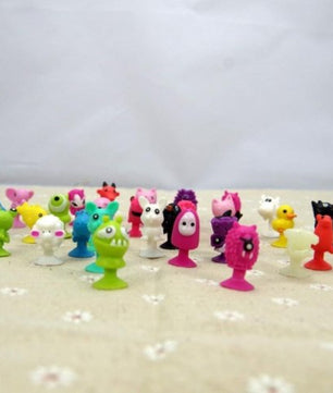 50 PCS/bag good Cupule kids Cartoon Animal Action Figures toys Sucker kids Mini Suction - Lusy Store