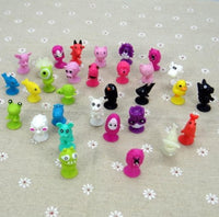 50 PCS/bag good Cupule kids Cartoon Animal Action Figures toys Sucker kids Mini Suction - Lusy Store