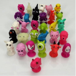 50 PCS/bag good Cupule kids Cartoon Animal Action Figures toys Sucker kids Mini Suction - Lusy Store
