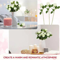 50 Roses Bouquet Artificial Rose Flower Silk Party Decorations - Lusy Store LLC