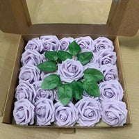 50 Roses Bouquet Artificial Rose Flowers Foam Party Home Decor - Lusy Store LLC